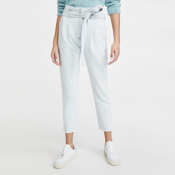 DL1961 paperbag waist light wash high rise jeans - Picture 11 of 15